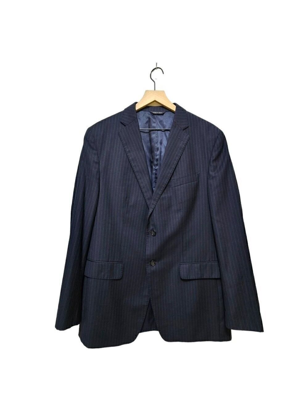 Banana Republic Navy Pinstripe Modern Fit Single Breasted Blazer Sz 42R